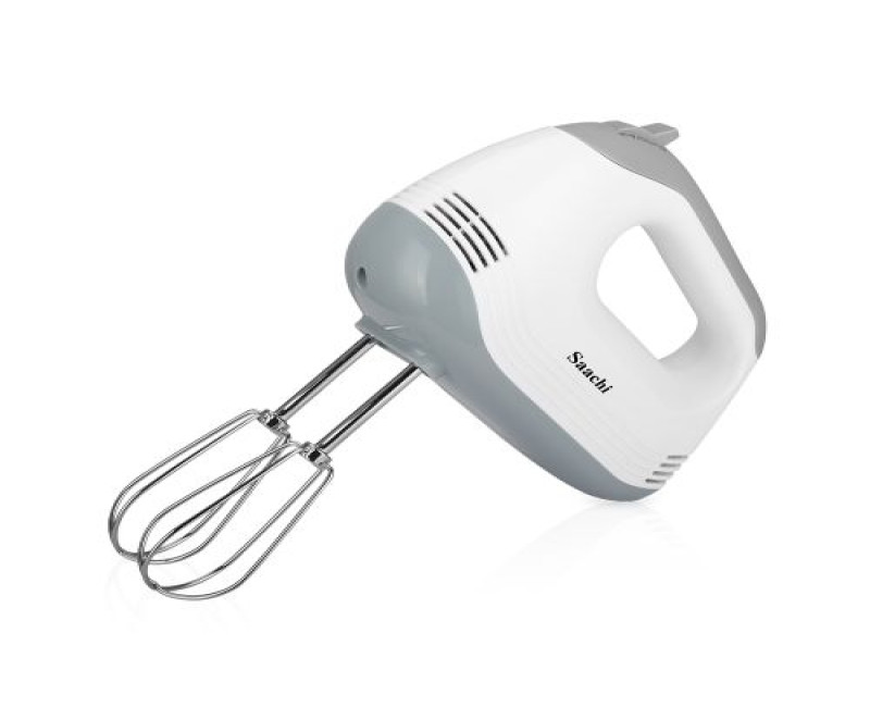 7-Speed Hand Mixer Egg Beater - White. Saachi