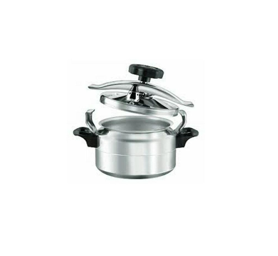 3 Litre Commercial Aluminum Pressure Cooker Saucepan Cookware Cooking Pot - Silver.