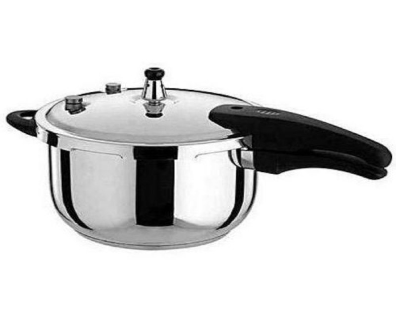 7Litres Stainless Steel Pressure Cooker With Steamer Pot-Silver Hcx