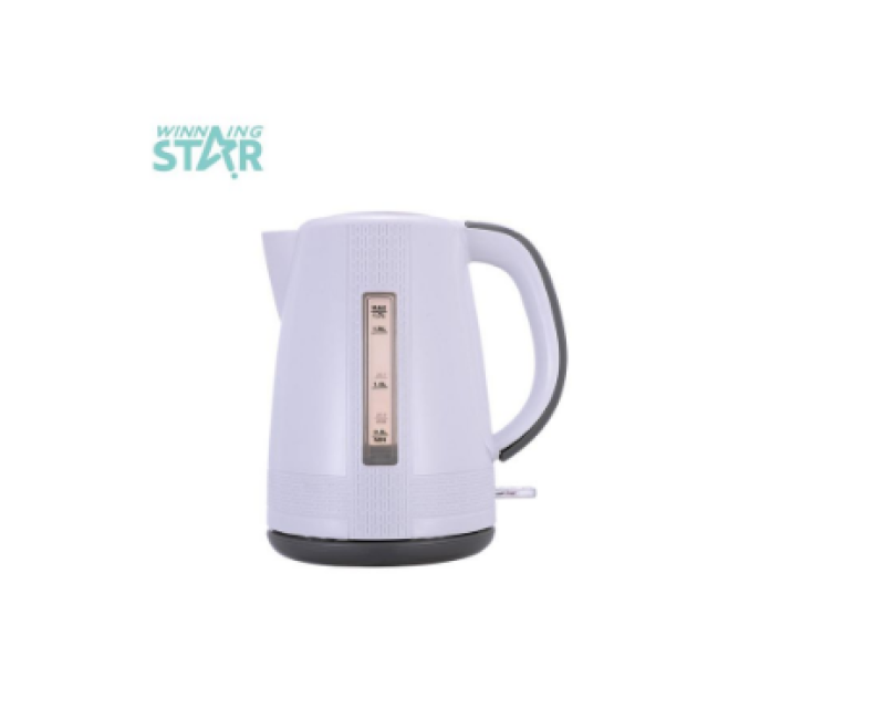 1.7 Litre Cordless Electric Kettle With Transparent Measuring Window Home appliance Boiler - White Winning star
