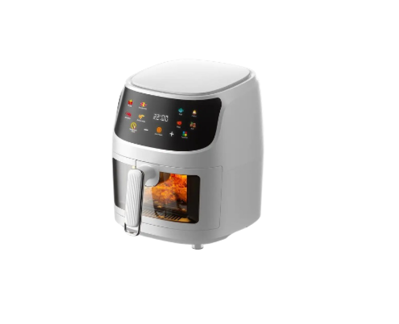 No Oil 8-in-1 Air Fryer Digital LED Display Grill Pan- 8L SilverCrest