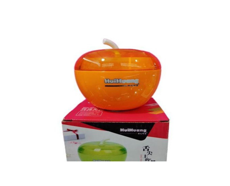 Plastic Apple Sugar Bowl Dish Candy Pot - Orange.