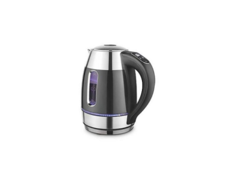 1.7 Litre Glass Electric Boiling Kettle Boiler Pot With Temperature Control 5 Presets LED Indicator Lights- Multicolor. Dsp
