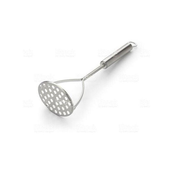 Steel Potato Masher - Silver