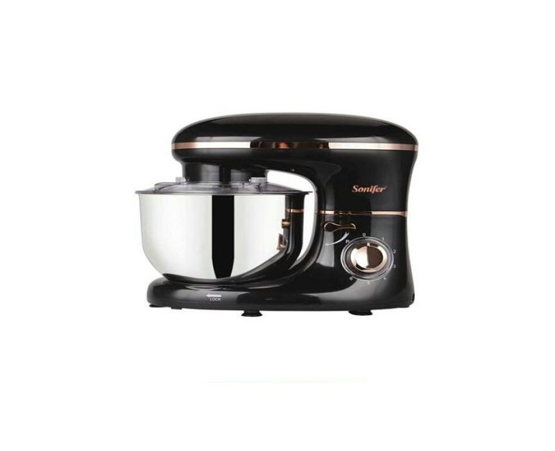 5.5L Blender Dough Hand Stand Mixer Food Processor, Black . Sonifer