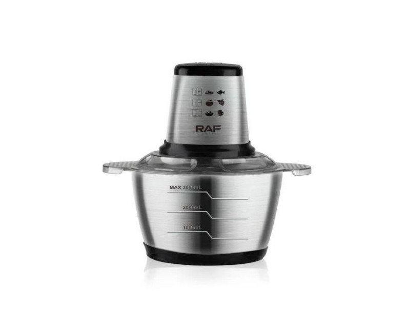 RAF Electric Meat Grinder Food Processor Chopper Stainless Steel Kitchen Machines Vegetable Chopper Slicer Machine Household Grinder