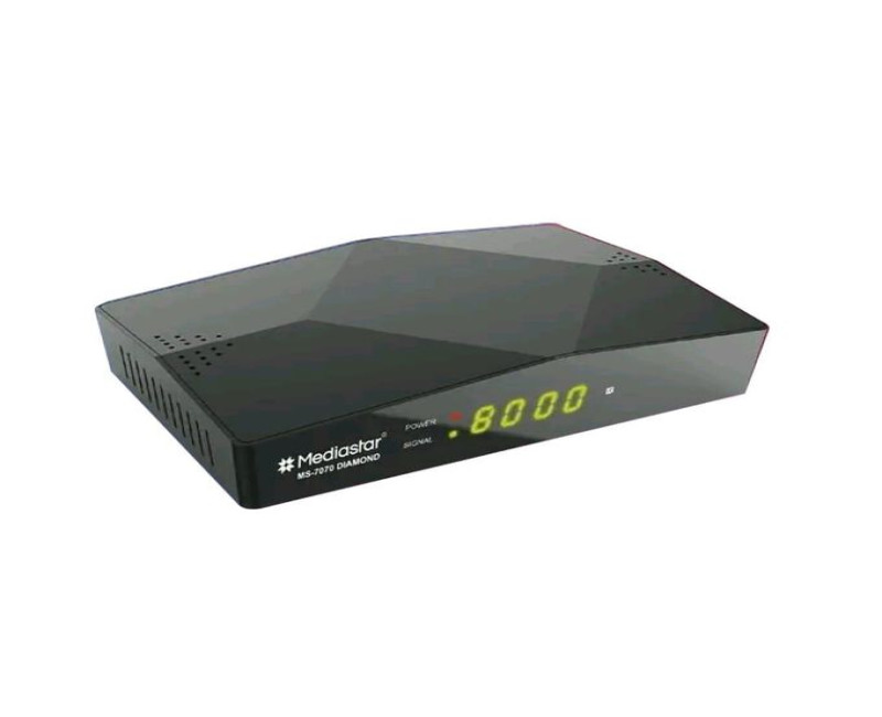 MS -7070 Diamond 4K Digital Satellite Receiver- Black Mediastar