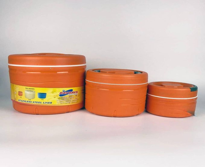 3 Piece Of Insulated Lunch Boxes Food Warmer Jar Storage Container – Multi-colours Daydays