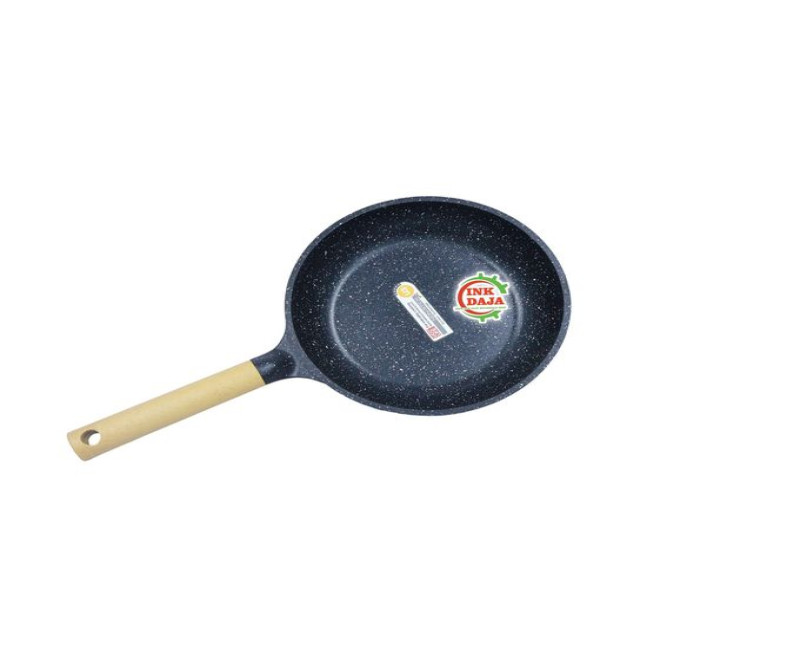 30CM Non Stick Ceramic Coated Frying Pan Kitchenware Cooking Round Roti Egg Chapati Pan -Black