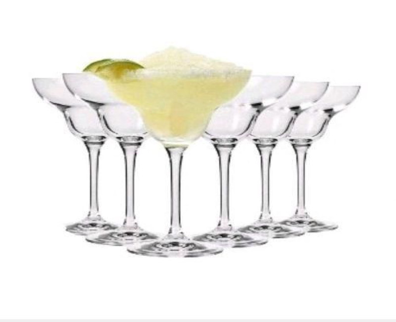 6 Pieces Of Juice Cocktail Martin Glasses Mugs- Colorless. Bistro