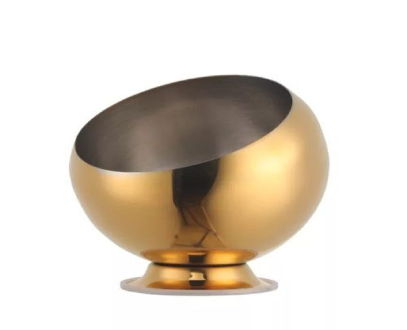 Seasoning Container Storage Bowl Party Kitchen Commercial Ice Jar - Gold.