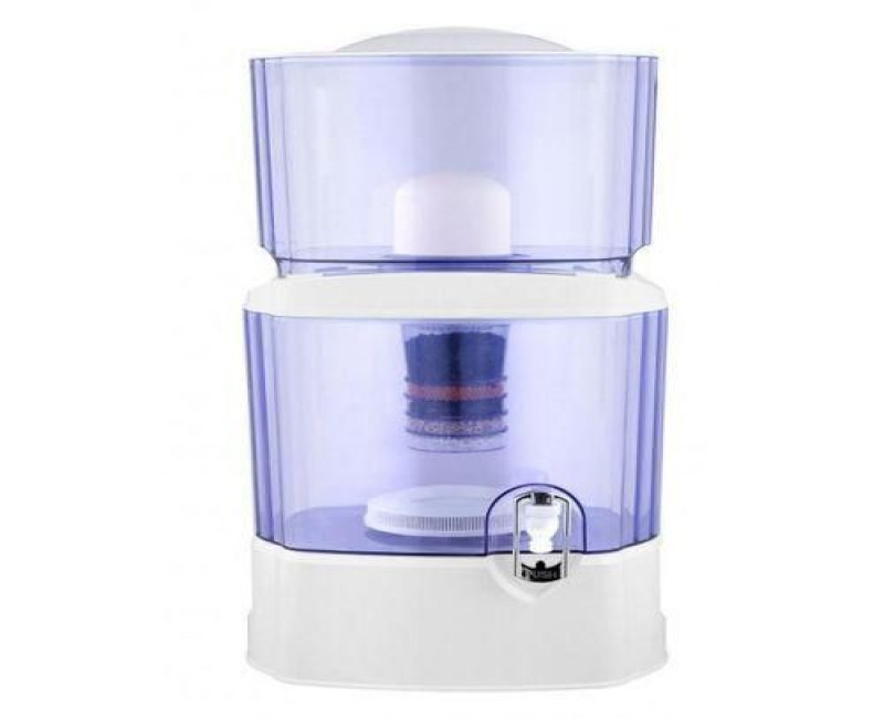 Gravity Based Water Purifier - Non Electric Water Purifier Filter- Clear.