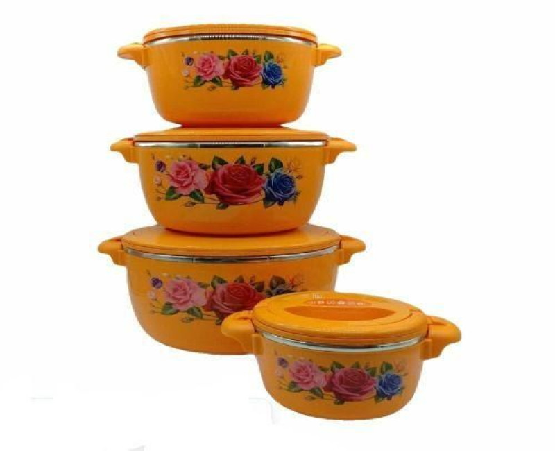 4 Pieces Insulated Hot Pot Dishes Food Warmer Casseroles -Multi-colour.