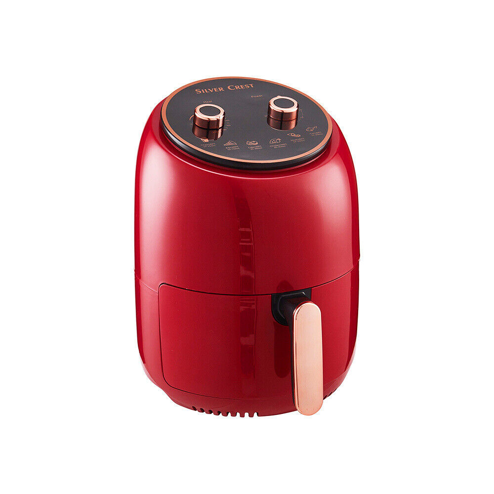 7.7Litres 1800W Air Circulation Air Fryer With 0-30min Timer 0-200℃ Temperature Knob 1m Copper Power Cable BS Plug Grill Oven