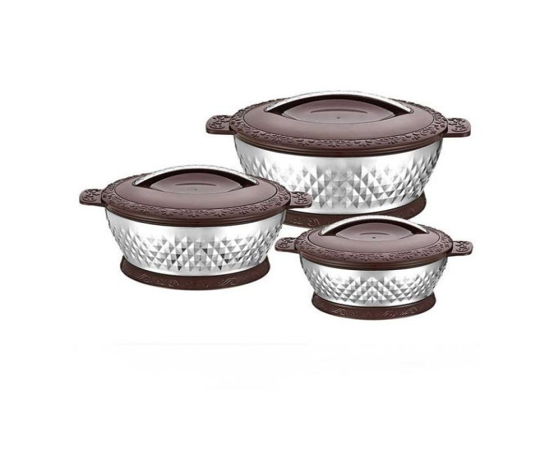 4 Pcs Insulated Hot Pot Dishes Food Warmer Casseroles -Multi-colour.