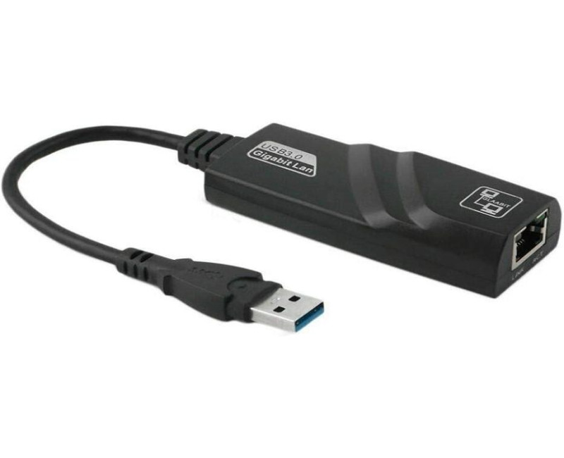 USB 3.0 To Ethernet Network Adapter-Black