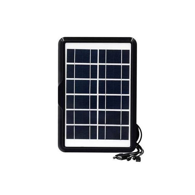 Solar Panel 6W 6V - Black