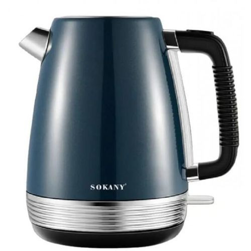 Electric Kettle 1.7 Liters For Boiling Milk And Water With Unique Design-Blue/Black