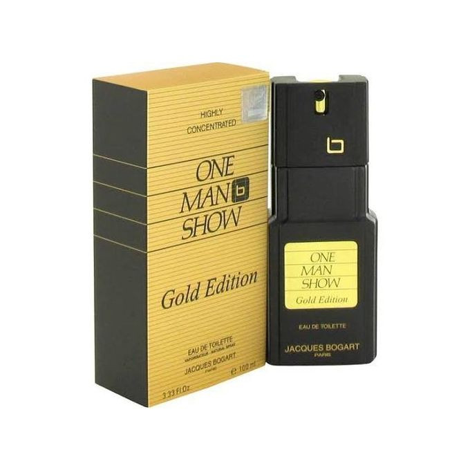 One Man Show Gold Edition Perfume 100ml For Men - Black, Golden