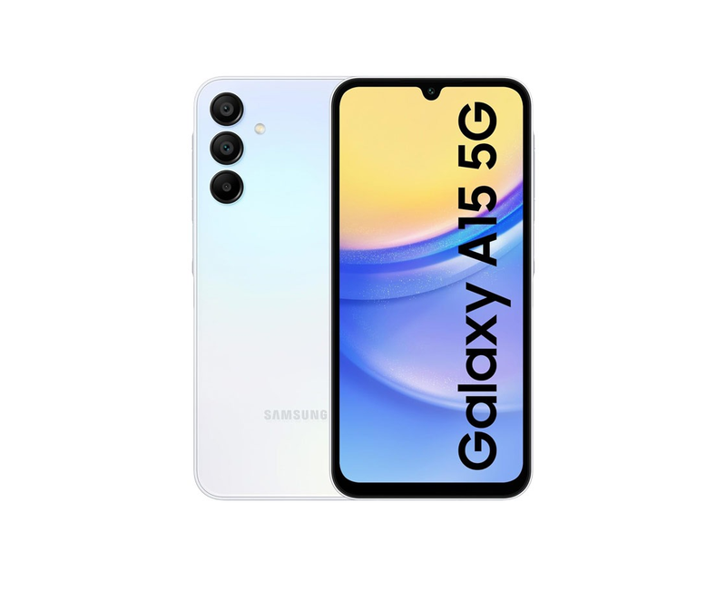 Samsung Galaxy A15 4G, 6.5" Super AMOLED Display, 6GB RAM, 128GB ROM, 4G LTE, 50MP Triple Rear Camera, 13MP Front Camera, Dual SIM – Sky Blue