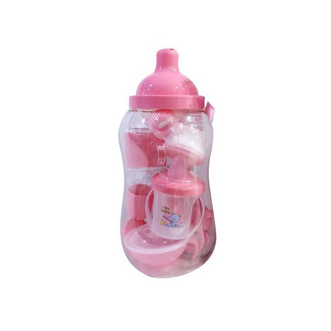 Baby Bottle Bank Feeding Storage Container - Pink 1045133 - Generic