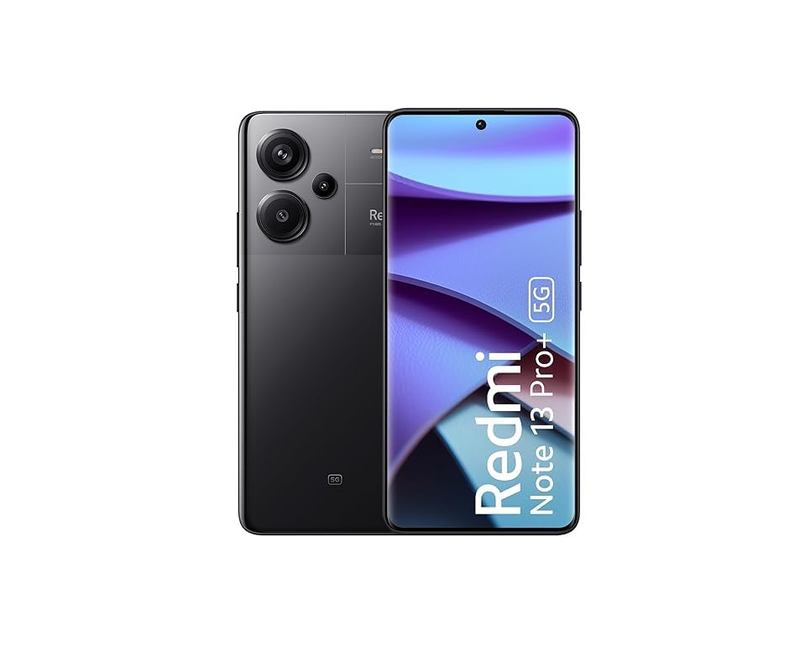 Xiaomi Redmi Note 13 Pro+ 5G, 6.67" AMOLED 120Hz, 12GB RAM, 256GB ROM, 200MP AI Triple Camera, IP68 Waterproof, 120W Fast Charging – Black