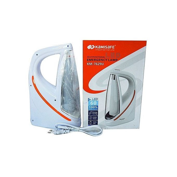 Kamisafe Multi-functional Emergency Lamp Rechargeable Led Lantern-White