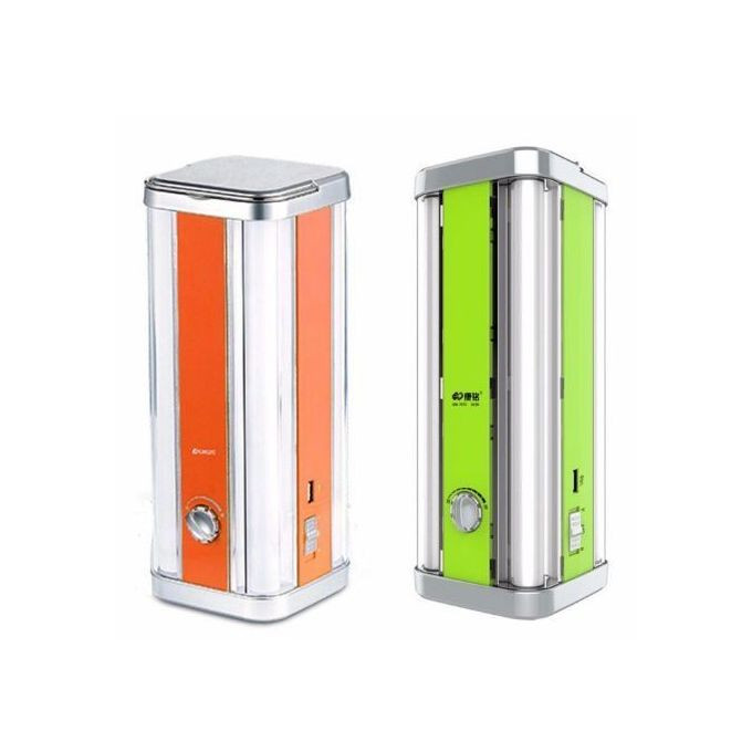 Kamisafe Led Latern Rechargeable Portable Lamp - Orange/Green