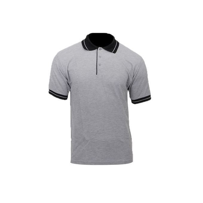 Men's Casual T-Shirt - Grey, Black