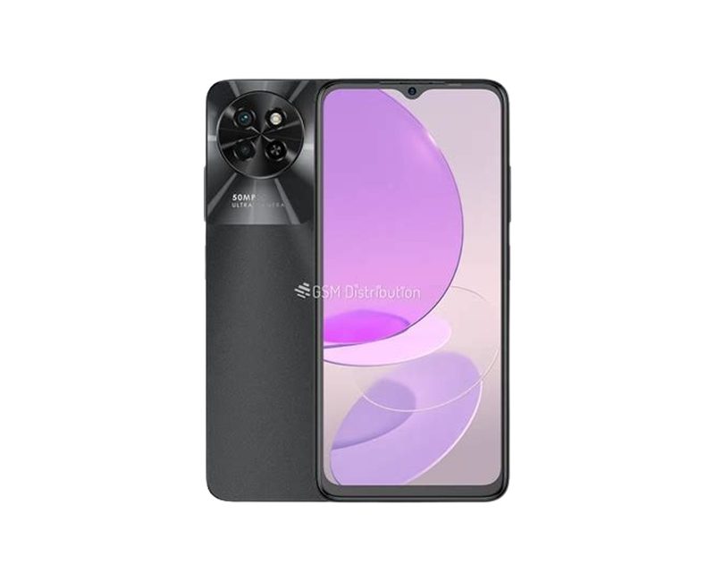 Itel S23 4GB RAM + 128GB ROM, Up to 16GB RAM with Memory Fusion | 50MP AI Dual Rear Camera | 5000mAh Battery with Type-C Charging - Starry Black