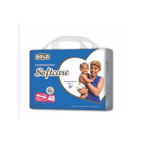 Soft care small Pampers (3-6kgs) high count