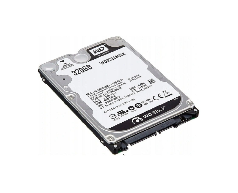 320GB External Hard Disk Western Digital - Black