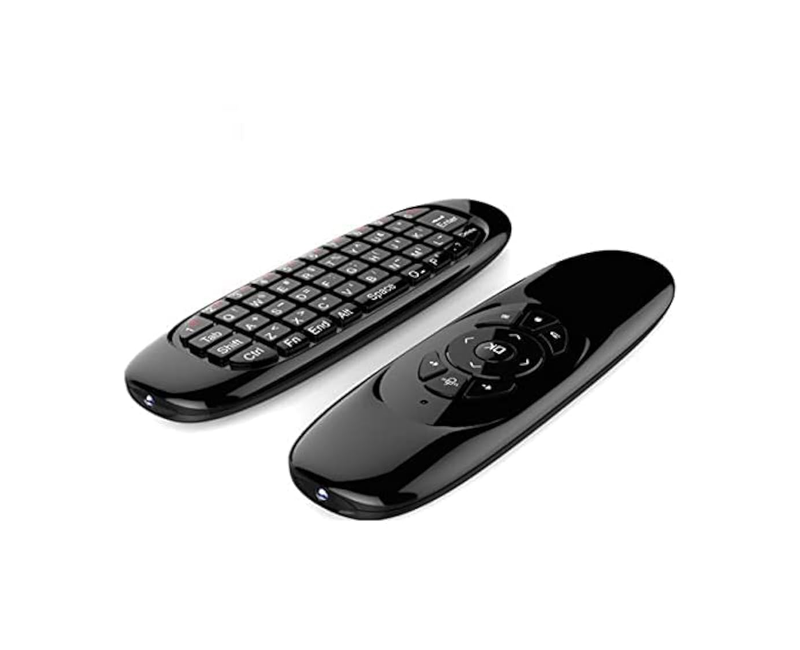 3-in-1 Wireless Air Mouse,Keyboard and Remote Control - Black