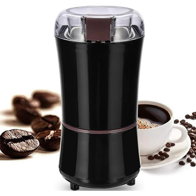 Electric Coffee Grinder Spices Grinder With Very Sharp Blades-Black