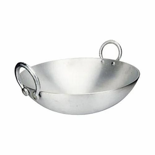 Kitchen Karai Cookware Suitable For Frying Foods - Silver