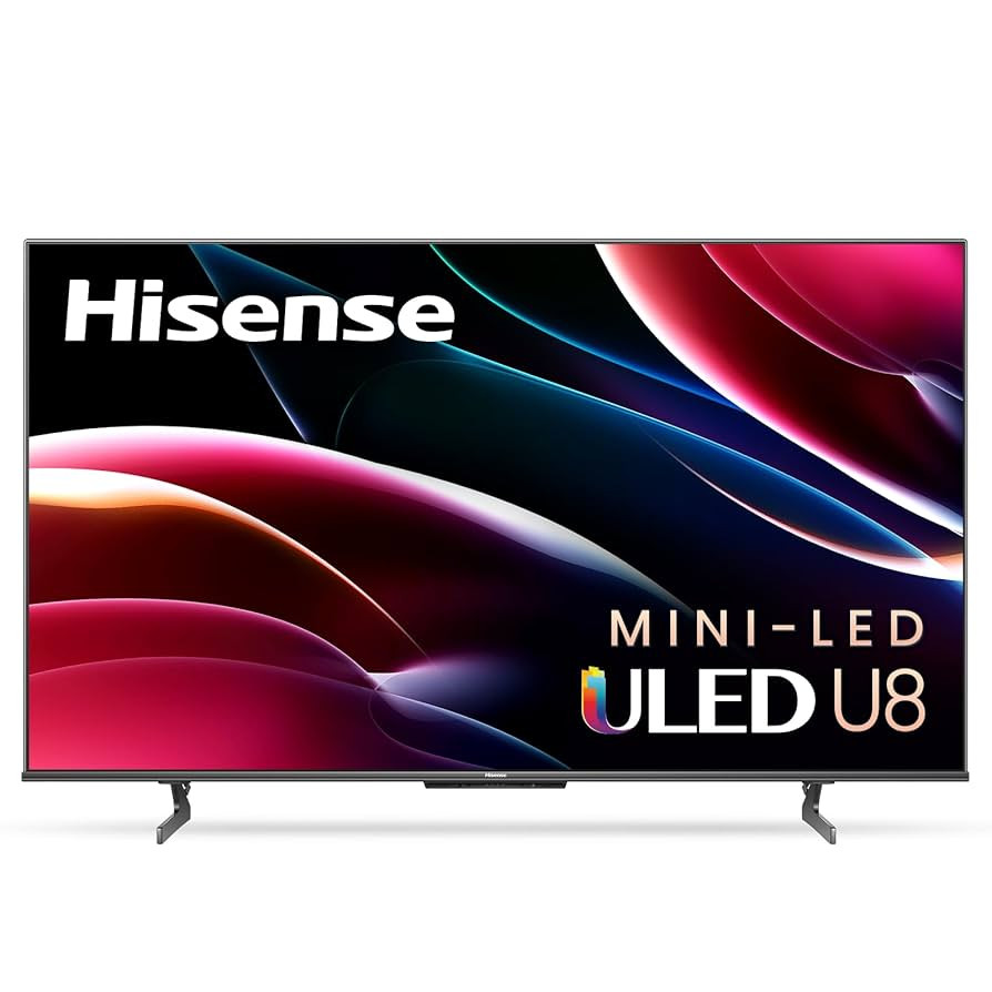 75 Hisense ULED 4k Television Black