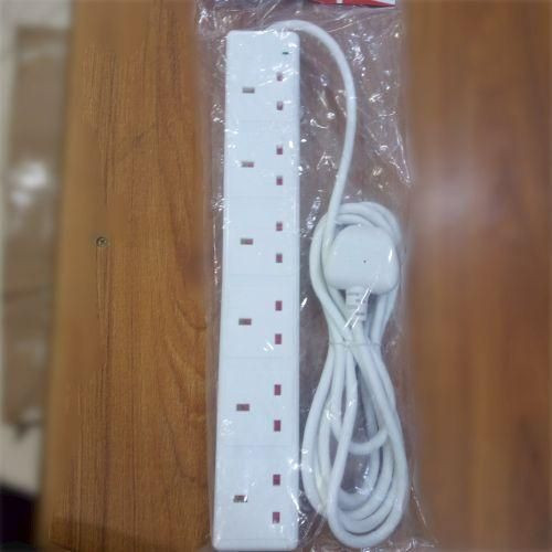 Power Force 6 Way Extension - White