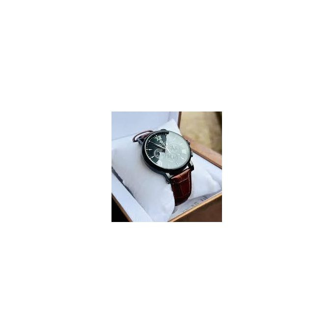 Digital Analog Waterproof Men's Watch - Black