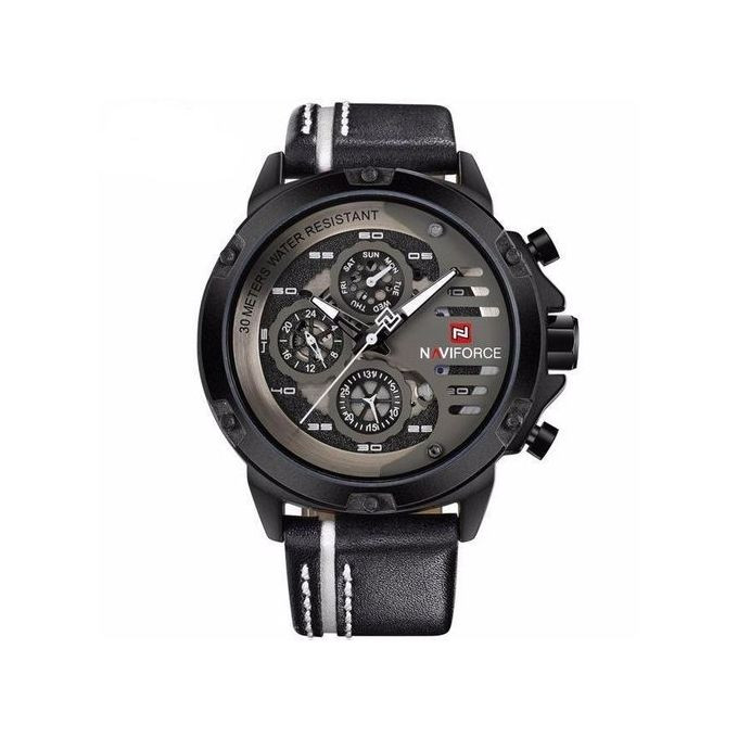 Chronograph Analog Wrist Watch - Black