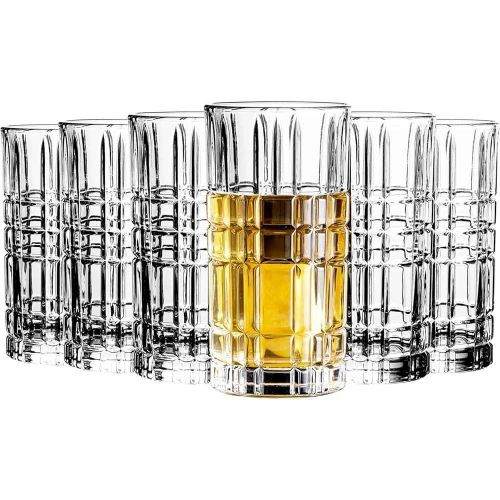 Highball Glasses Set Of 6, Tall Beverage Glasses For Water, Juice, Cocktails, Beer, Soda, Wine