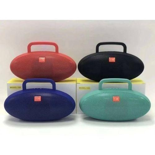 Super Bass Oval Blue tooth Speaker- Black