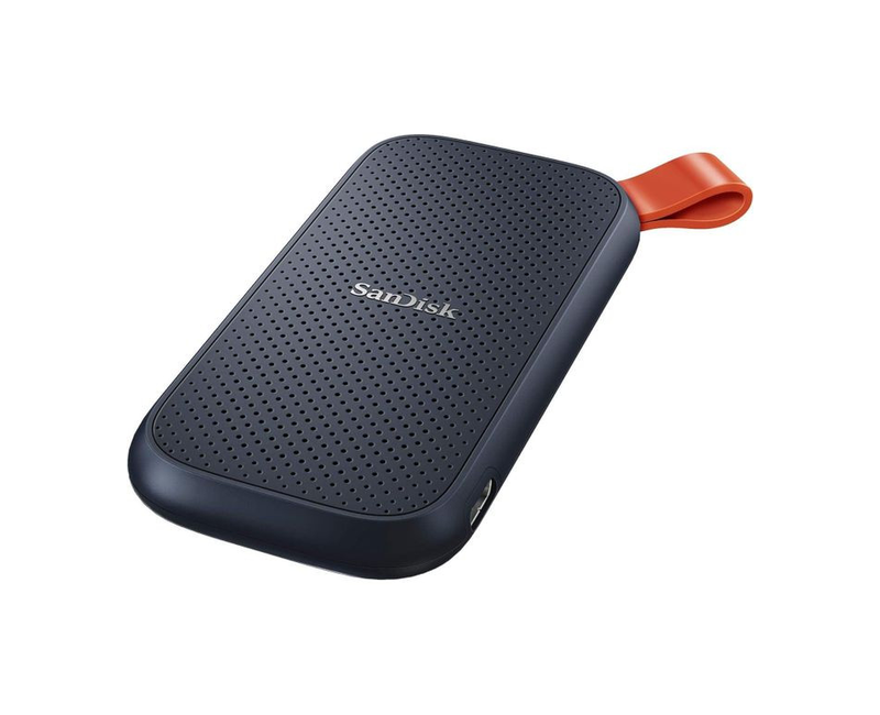 1TB Portable SSD - Up to 520MB/s, USB-C, USB 3.2 Gen 2 - SDSSDE30-1T00-G25 -Black Sandisk