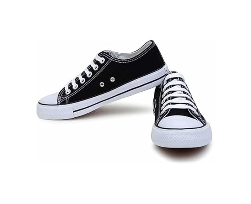 Unisex Sports Shoes - Black/White