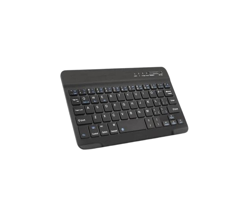 Portable Key Slim Wireless Wi-Fi Rechargeable Bluetooth Keyboard With Integrated Commands Ergonomic Scissor Structure Rechargeable Portable Keyboard, Auto Sleep Mode Tablet Keyboard with Multiple Shortcut Keys for Phone Laptop Tablet Idino