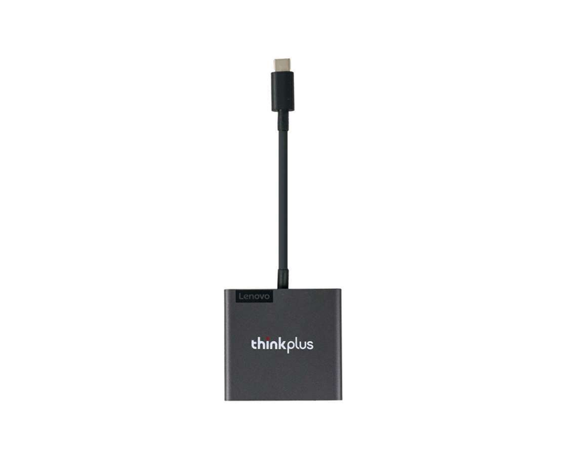 Thinkplus USB Type C to HDMI 4K VGA Video Adapter Converter 1080P - Black