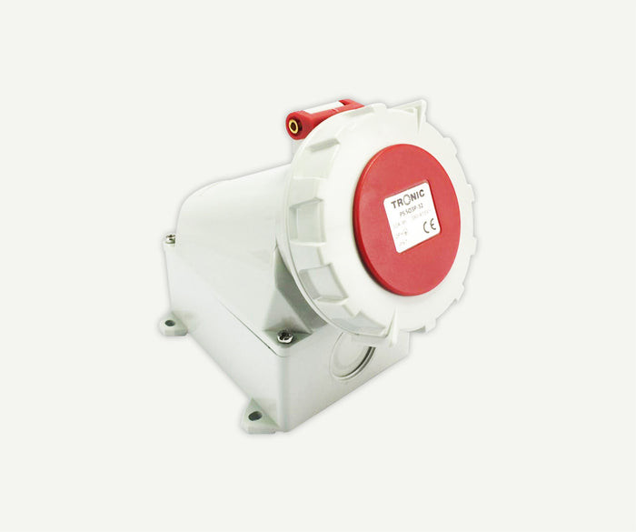 Tronic Industrial Socket Wall 32A 3Pin PS SO3P-32