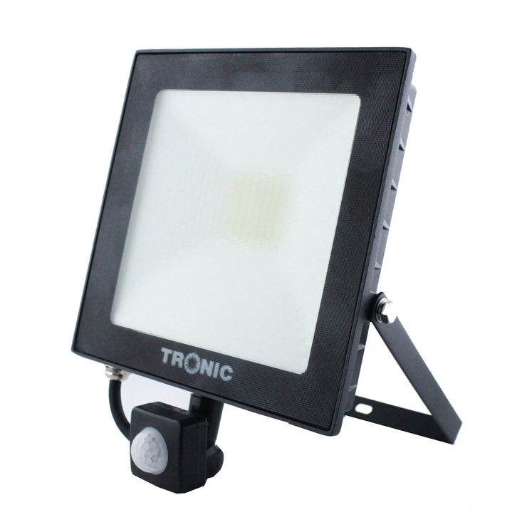 FLOOD LIGHT LED SLIM 30W + SENSOR BK DL
