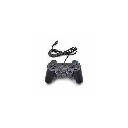 USB Vibration Shock PC Computer / Laptop Game Pad - Black