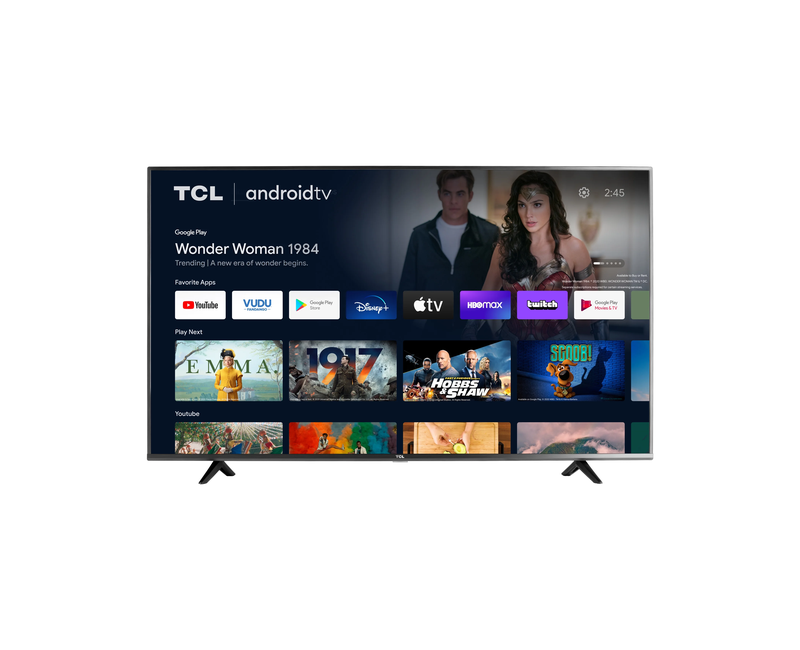 TCL 43″ 4K UHD Smart Android TV (4‑Series, Model 43S434)
