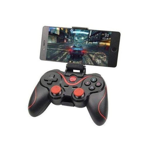 Portable Bluetooth Wireless Game Controller with Phone Clip, for Android / iOS Devices / PC